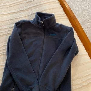 EUC - youth Columbia fleece jacket.  Navy (14-16)